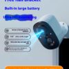 Battery Surveillance Camera Wireless WiFi Connection Mobile Phone