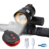 Bicycle USB Light Highlight Warning Mountain Bike Headlights Charging