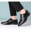 Block Carved Casual Leather Shoes for Men Block Carved Casual Leather Shoes for Men