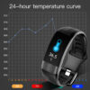 Body Temperature Smart Bracelet ECG Heart Rate Blood Pressure Oxygen
