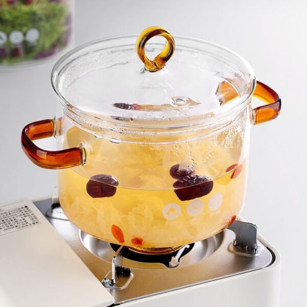 Borosilicate Glass Pot Household Heating Binaural Borosilicate Glass Pot Household Heating Binaural