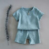 Boy and Girl Baby Short-sleeved Summer Suit Boy and Girl Baby Short-sleeved Summer Suit