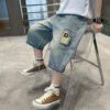 Boy Summer Clothing Shorts Thin Denim Boy Summer Clothing Shorts Thin Denim