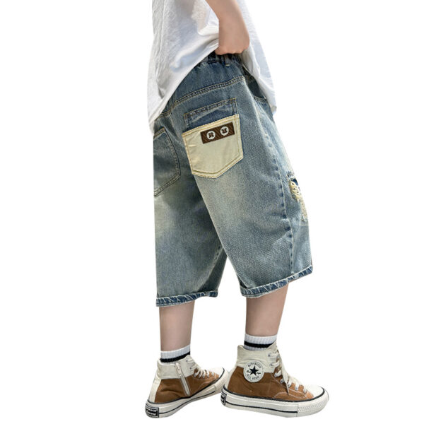 Boy Summer Clothing Shorts Thin Denim Boy Summer Clothing Shorts Thin Denim