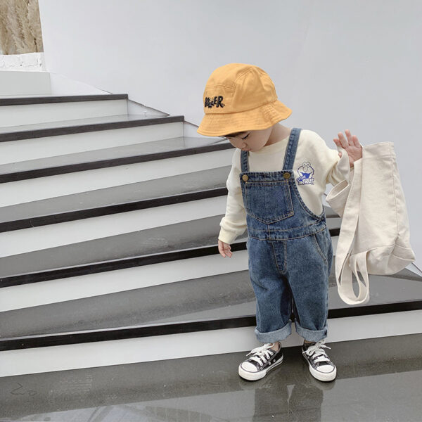 Boys and Girls Denim Overalls