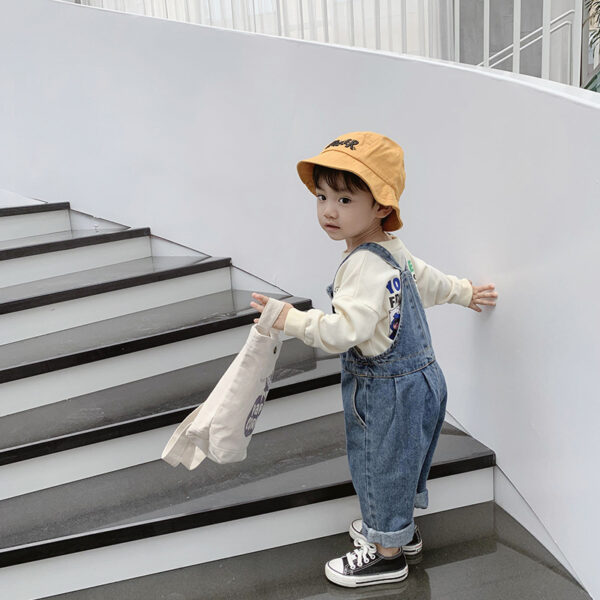 Boys and Girls Denim Overalls