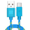 Braided Nylon USB Type-c USB-c Data Cable for Fast Charging Braided Nylon USB Type-c USB-c Data Cable for Fast Charging