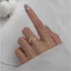 Branch Ring for Woman Fashion Spring Summer Jewelry