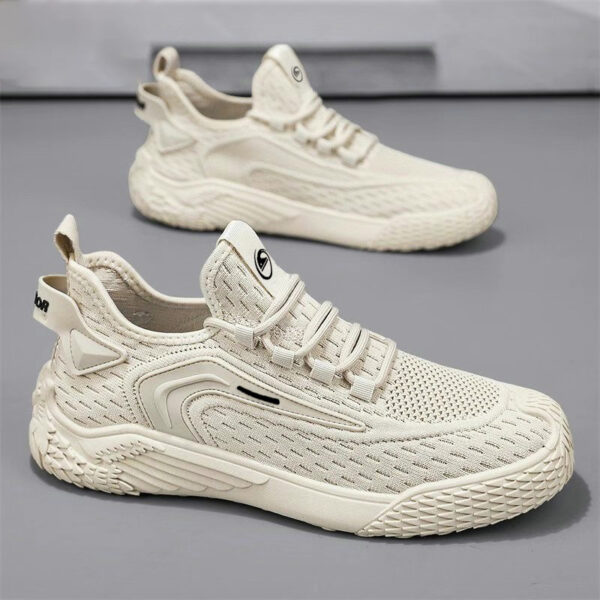 Breathable Flying Mesh Sports Shoes Casual Lightweight Lace-up Sneakers Breathable Flying Mesh Sports Shoes Casual Lightweight Lace-up Sneakers