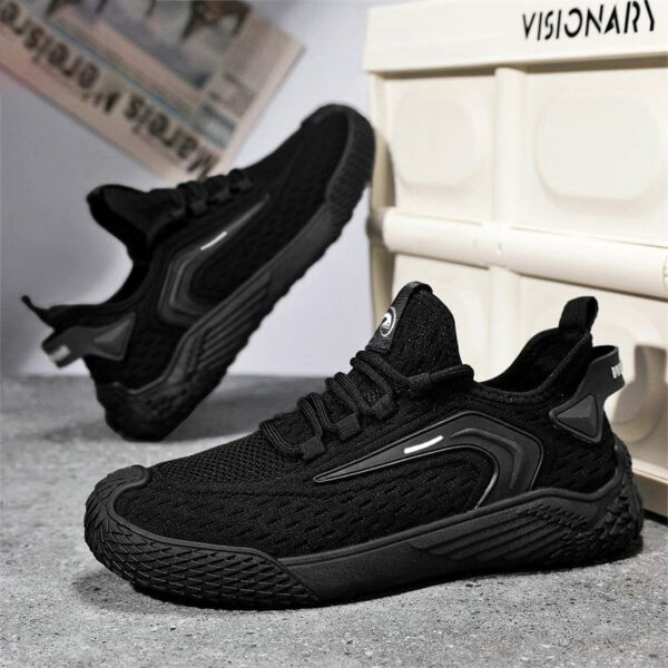 Breathable Flying Mesh Sports Shoes Casual Lightweight Lace-up Sneakers Breathable Flying Mesh Sports Shoes Casual Lightweight Lace-up Sneakers