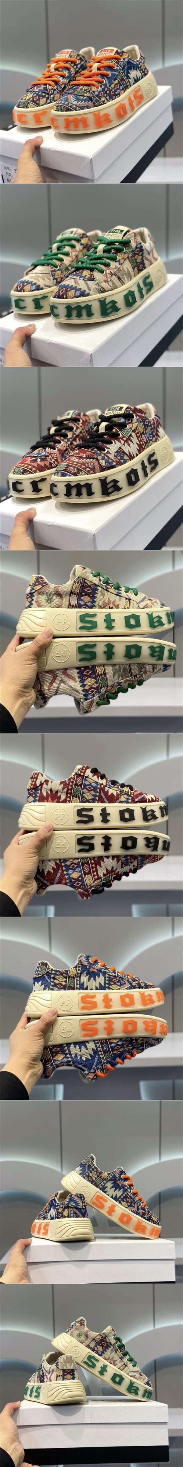 Breathable Low Top Printed Board Shoes Men's Versatile Cloth