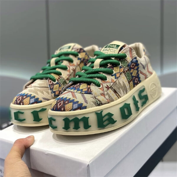 Breathable Low Top Printed Board Shoes Men's Versatile Cloth