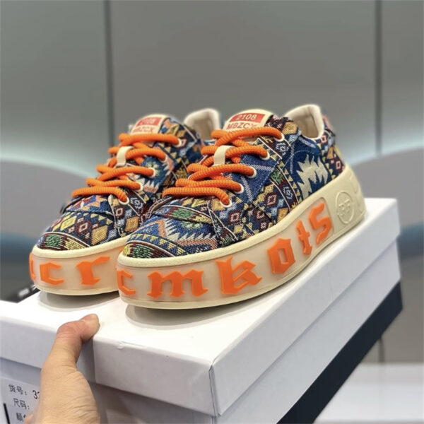 Breathable Low Top Printed Board Shoes Men's Versatile Cloth