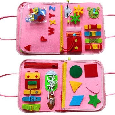 Busy Book Children's Board Dressing and Buttoning Learning Baby Early