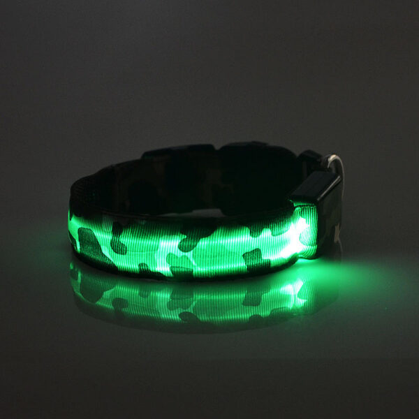 Camouflage Pet Supplies Luminous Dog Collar Camouflage Pet Supplies Luminous Dog Collar