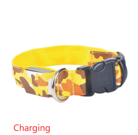 Camouflage Pet Supplies Luminous Dog Collar Camouflage Pet Supplies Luminous Dog Collar