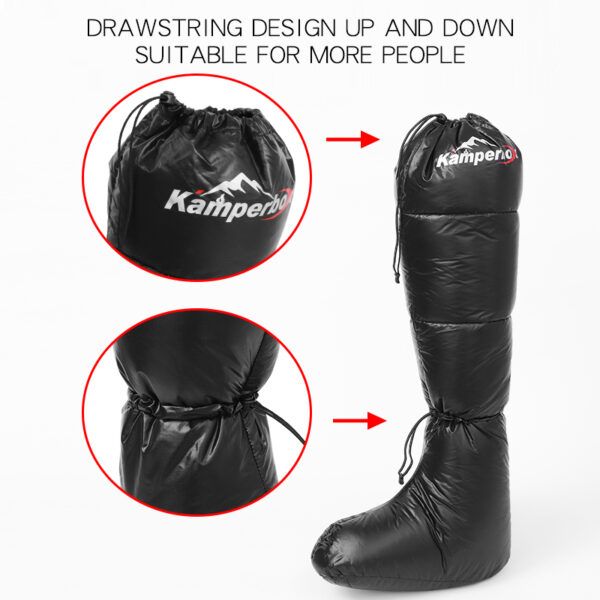 Camping Down Socks Boots Sleeping Bag Sleep Kamperbox Camping Down Socks Boots Sleeping Bag Sleep Kamperbox