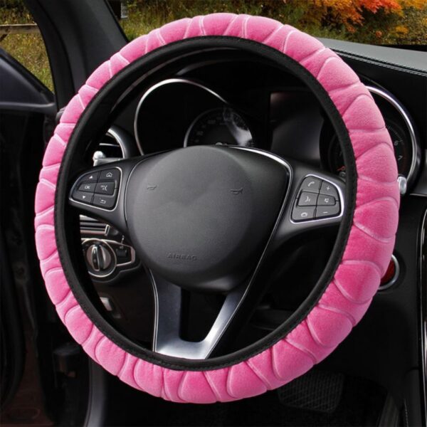 Car Plush Steering Wheel Cover Car Plush Steering Wheel Cover