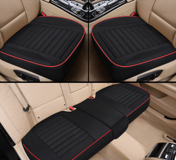 Car Seat Cover Flax Cushion Seasons Universal Breathable for Most Car Seat Cover Flax Cushion Seasons Universal Breathable for Most
