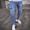 Cargo Hole Denim Jeans Men Cargo Hole Denim Jeans Men