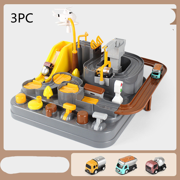 Cars Pass Through Big Adventure Parking Lot Rail Car Toy Track Kids Cars Pass Through Big Adventure Parking Lot Rail Car Toy Track Kids