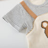 Cartoon Bear Print Baby Short Sleeve Rompers Cartoon Bear Print Baby Short Sleeve Rompers