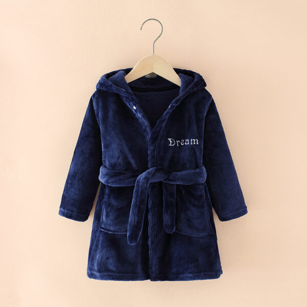 Cartoon Home Clothes Nightgown Bathrobe Children Pajamas Flannel Cartoon Home Clothes Nightgown Bathrobe Children Pajamas Flannel