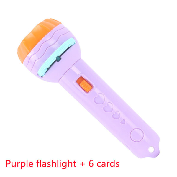 Cartoon Projection Flashlight 80 Patterns Creative Children Toy