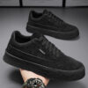 Casual Board Flat Shoes Men Breathable Thick-soled Lace-up Sneakers Casual Board Flat Shoes Men Breathable Thick-soled Lace-up Sneakers