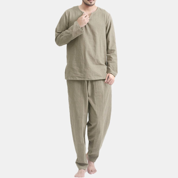 Casual Pajamas Two-piece Thin Breathable and Loose
