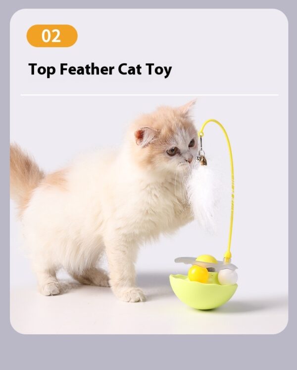 Cat Interactive Toy Funny Tumbler Kitten Exercise Catching Leaky Food Cat Interactive Toy Funny Tumbler Kitten Exercise Catching Leaky Food