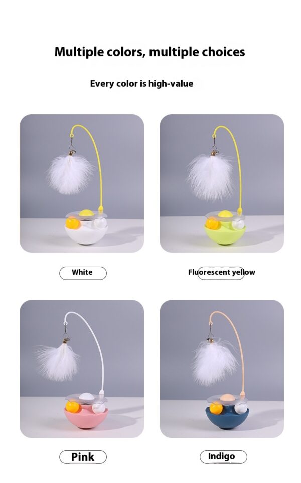 Cat Interactive Toy Funny Tumbler Kitten Exercise Catching Leaky Food Cat Interactive Toy Funny Tumbler Kitten Exercise Catching Leaky Food