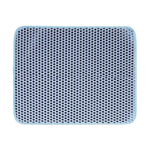 Cat Litter Mat Pet Solid Color Waterproof Easy Clean Scatter Control