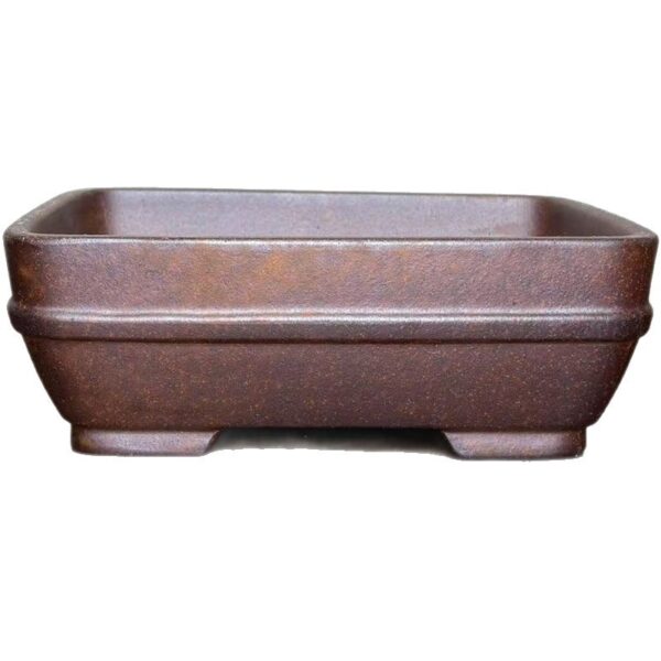 Ceramic Flower Pot Rectangular Bonsai Indoor and Outdoor Green Plant
