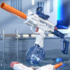 Children Automatic UZI Electric Backpack Water Submachine Gun Fights
