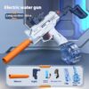 Children Automatic UZI Electric Backpack Water Submachine Gun Fights