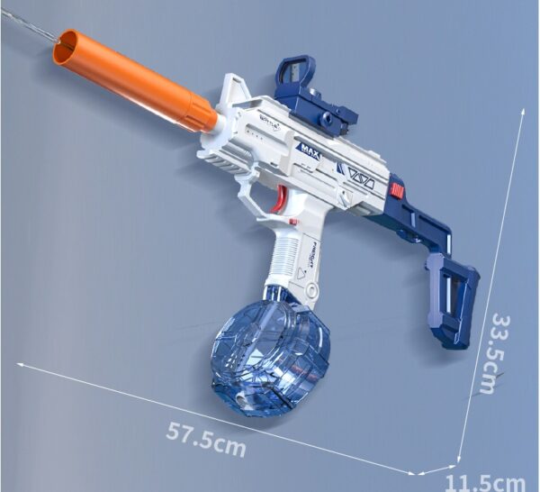 Children Automatic UZI Electric Backpack Water Submachine Gun Fights