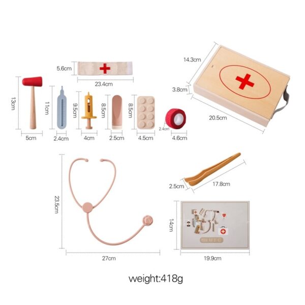 Children Play House Little Doctor Toy Stethoscope Educational Suit Children Play House Little Doctor Toy Stethoscope Educational Suit