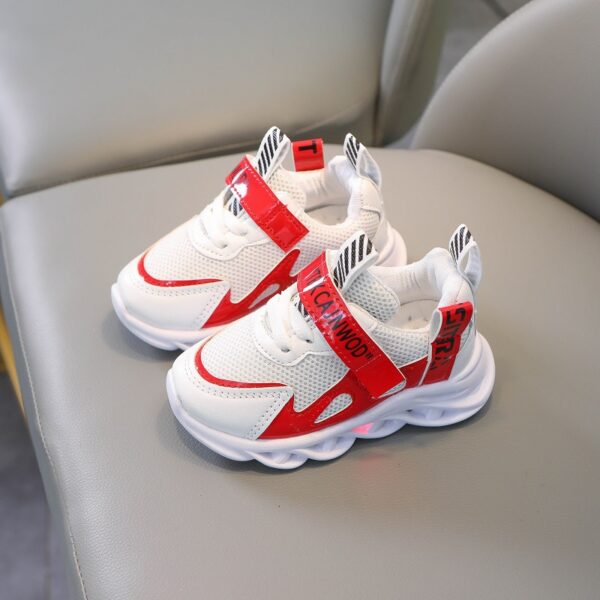 Children's Alphabet Webbing Mesh Breathable Kids Luminous Shoes Casual