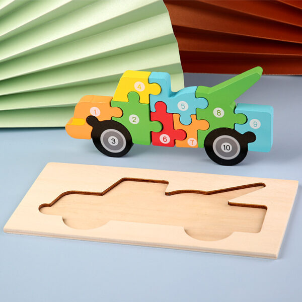 Children's Cartoon Number Animal Puzzle Children's Cartoon Number Animal Puzzle