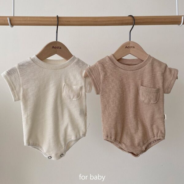 Children's Clothing T-shirt Summer Baby Clothes Solid Color Triangle Children's Clothing T-shirt Summer Baby Clothes Solid Color Triangle