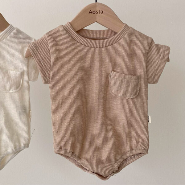 Children's Clothing T-shirt Summer Baby Clothes Solid Color Triangle Children's Clothing T-shirt Summer Baby Clothes Solid Color Triangle