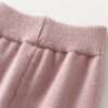 Children's Knitted Love Solid Color Sweater and Pants Set