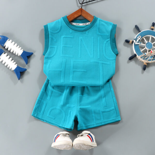 Children's Vest Suit Western Style Loose Children's Clothing Children's Vest Suit Western Style Loose Children's Clothing