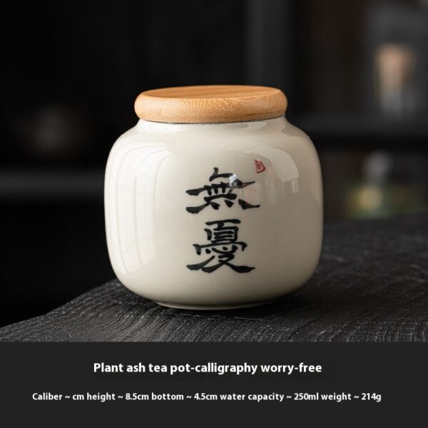 Chinese Calligraphy Tea Pot Ceramic Mini Chinese Calligraphy Tea Pot Ceramic Mini