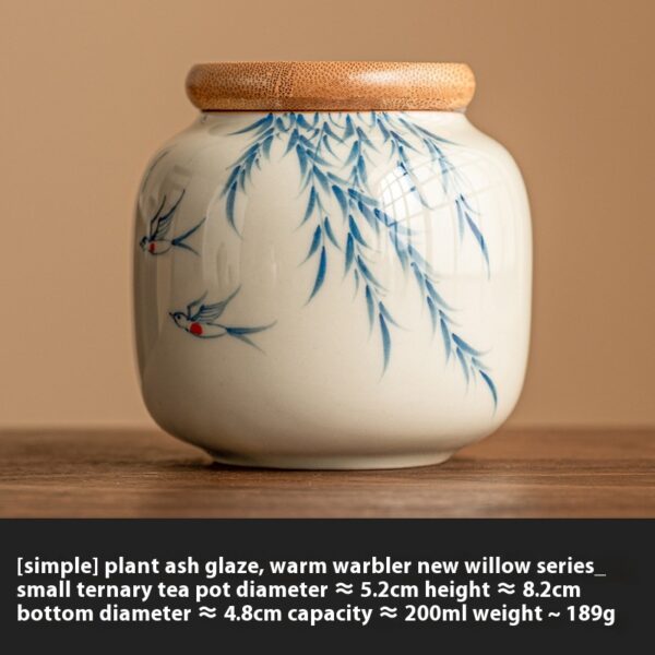 Chinese Calligraphy Tea Pot Ceramic Mini Chinese Calligraphy Tea Pot Ceramic Mini