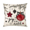 Christmas Cushion Cover Pillowcase Merry Decor for Home Xmas Ornament Christmas Cushion Cover Pillowcase Merry Decor for Home Xmas Ornament
