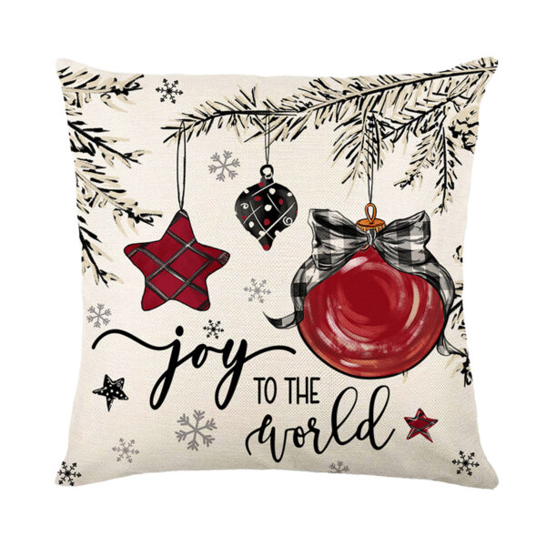 Christmas Cushion Cover Pillowcase Merry Decor for Home Xmas Ornament Christmas Cushion Cover Pillowcase Merry Decor for Home Xmas Ornament