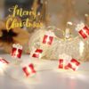 Christmas Gift Bell Tree Elk Maple Leaf Crutch Decoration Fastener Christmas Gift Bell Tree Elk Maple Leaf Crutch Decoration Fastener