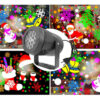 Christmas Party Lights Snowflake Projector Light LED Stage Rotating